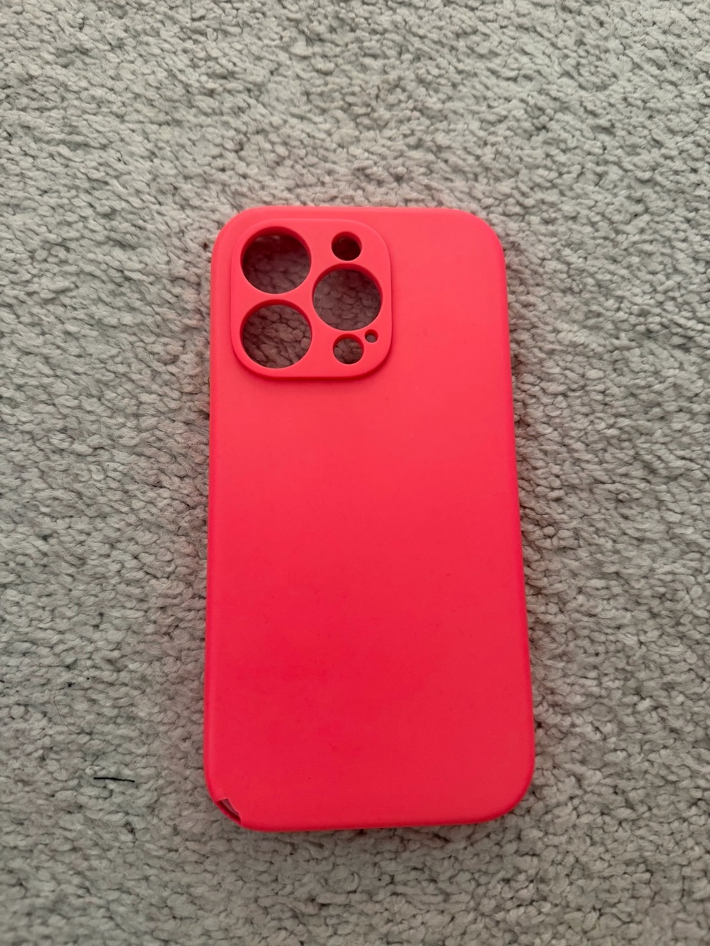 Pink Silicone Camera Cutout iPhone 16 Pro Case - firenova